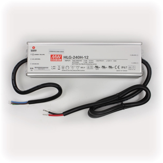 12v Outdoor Rated Power Supply from Dotworkz (PS-OD240-12)