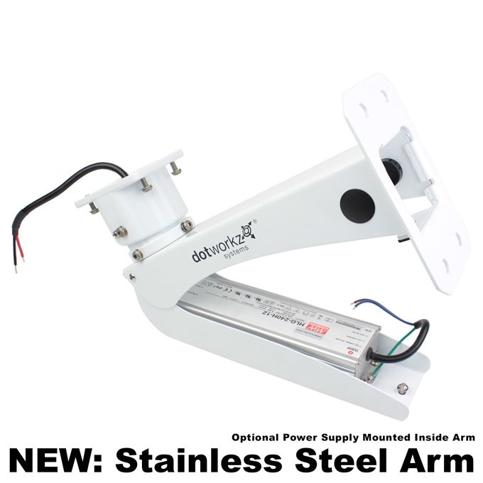 Stainless Steel Arm for all S-Type Camera Housings from Dotworkz (BR-STSS)