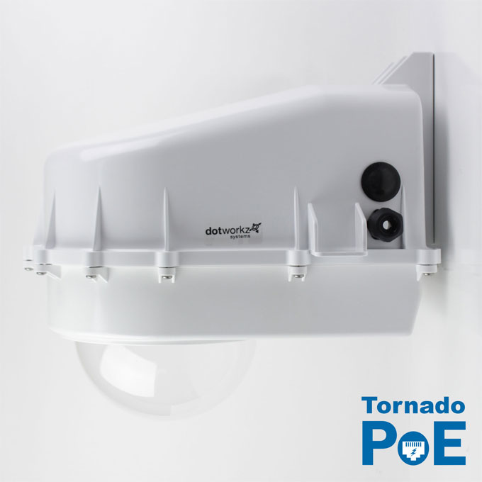 Dotworkz D2 Tornado Dual Blower Camera Enclosure IP68 with PoE (D2-TR-POE)