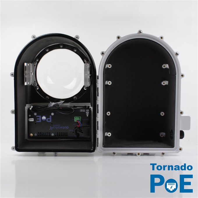 Dotworkz D3 Tornado Dual Blower Camera Enclosure IP68 with PoE (D3-TR-POE)
