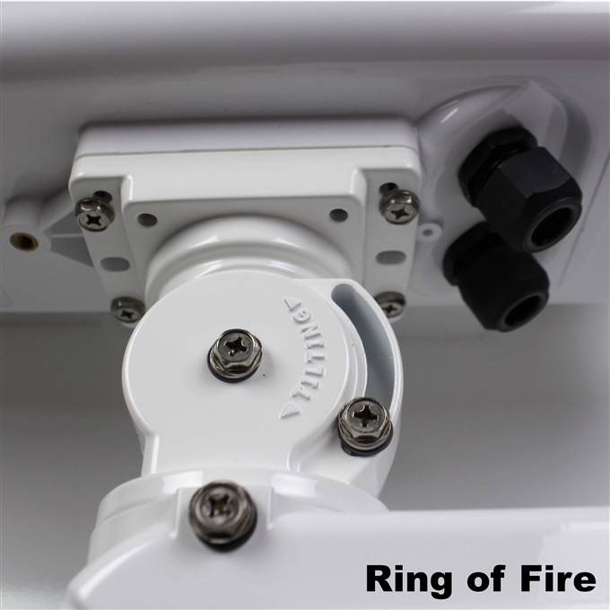 Dotworkz S-Type Ring of Fire De-Icing Camera Enclosure and Aluminum Arm IP66 (ST-RF-MVP)