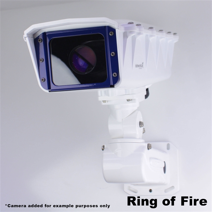 Dotworkz S-Type Ring of Fire De-Icing Camera Enclosure and Aluminum Arm IP66 (ST-RF-MVP)