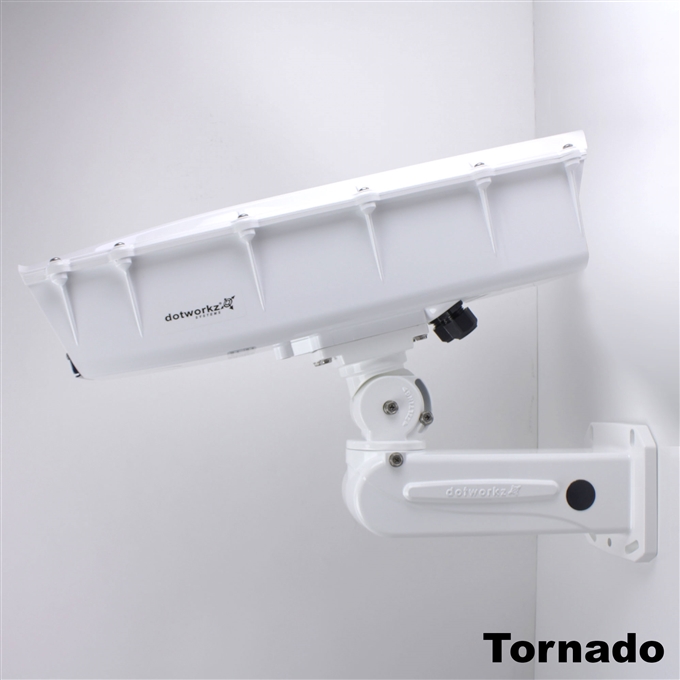 Dotworkz S-Type Tornado Dual Blower Camera Enclosure and Aluminum Arm IP66 (ST-TR-MVP)