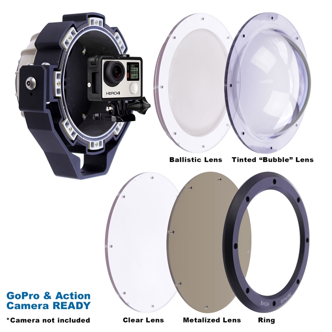 Dotworkz BASH G-Pro Model IP68 Camera Enclosure (BASH-GPRO)