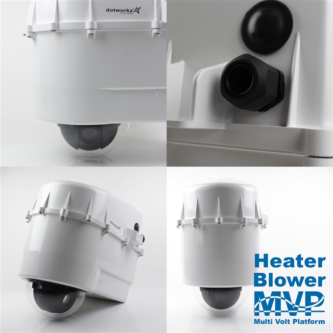Dotworkz D3 Heater Blower Camera Enclosure IP68 with MVP (D3-HB-MVP)