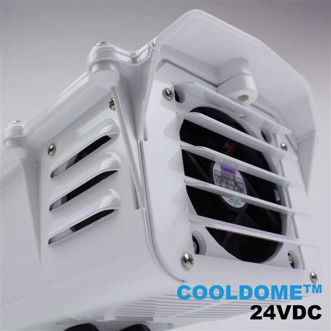 Dotworkz S-Type COOLDOME™ 24V Active Cooling Camera Enclosure and Aluminum Arm IP66 (ST-CD-24V)