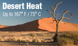 AXIS Compatible Camera Enclosures Extreme Applications Desert Heat